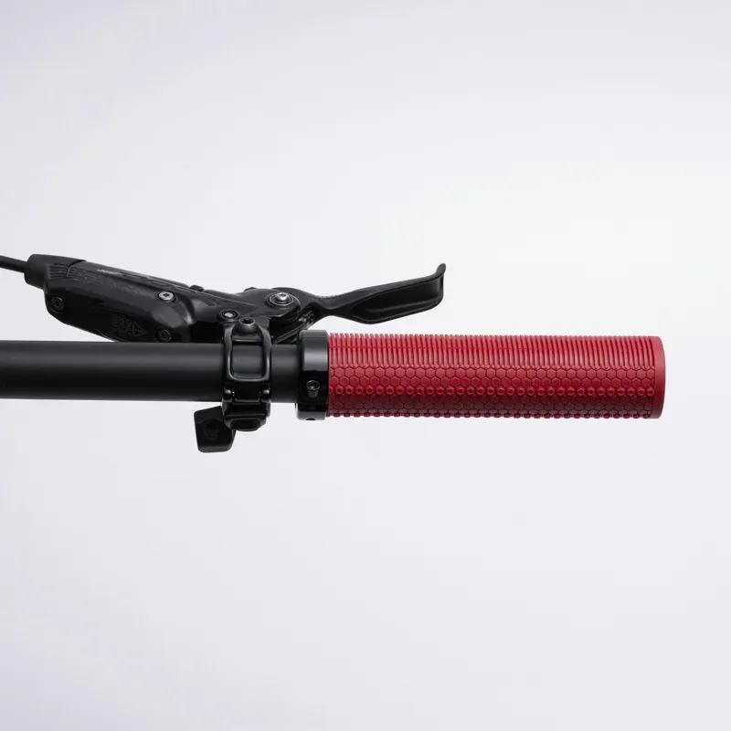 Fabric FunGuy Lock On MTB Handlebar Grips Red FHG-02 -2