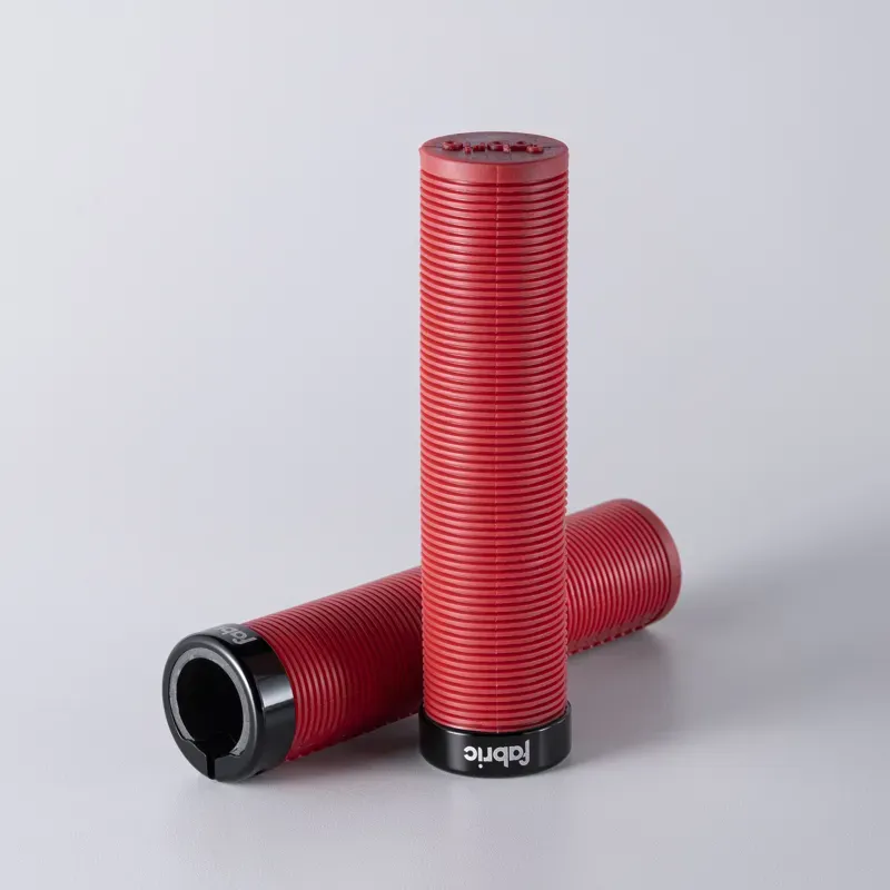 Fabric FunGuy Lock On MTB Handlebar Grips Red FHG-02 -1