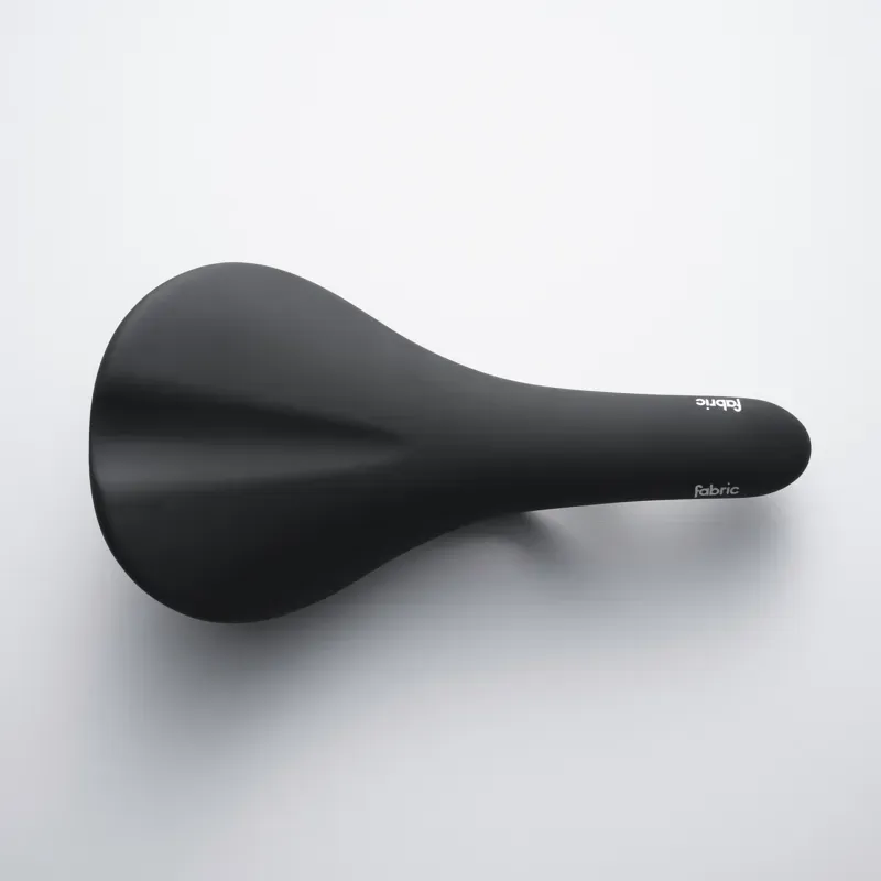 Fabric Scoop Sport Shallow Road Bike Saddle with Steel Rails Black FSD-12-4