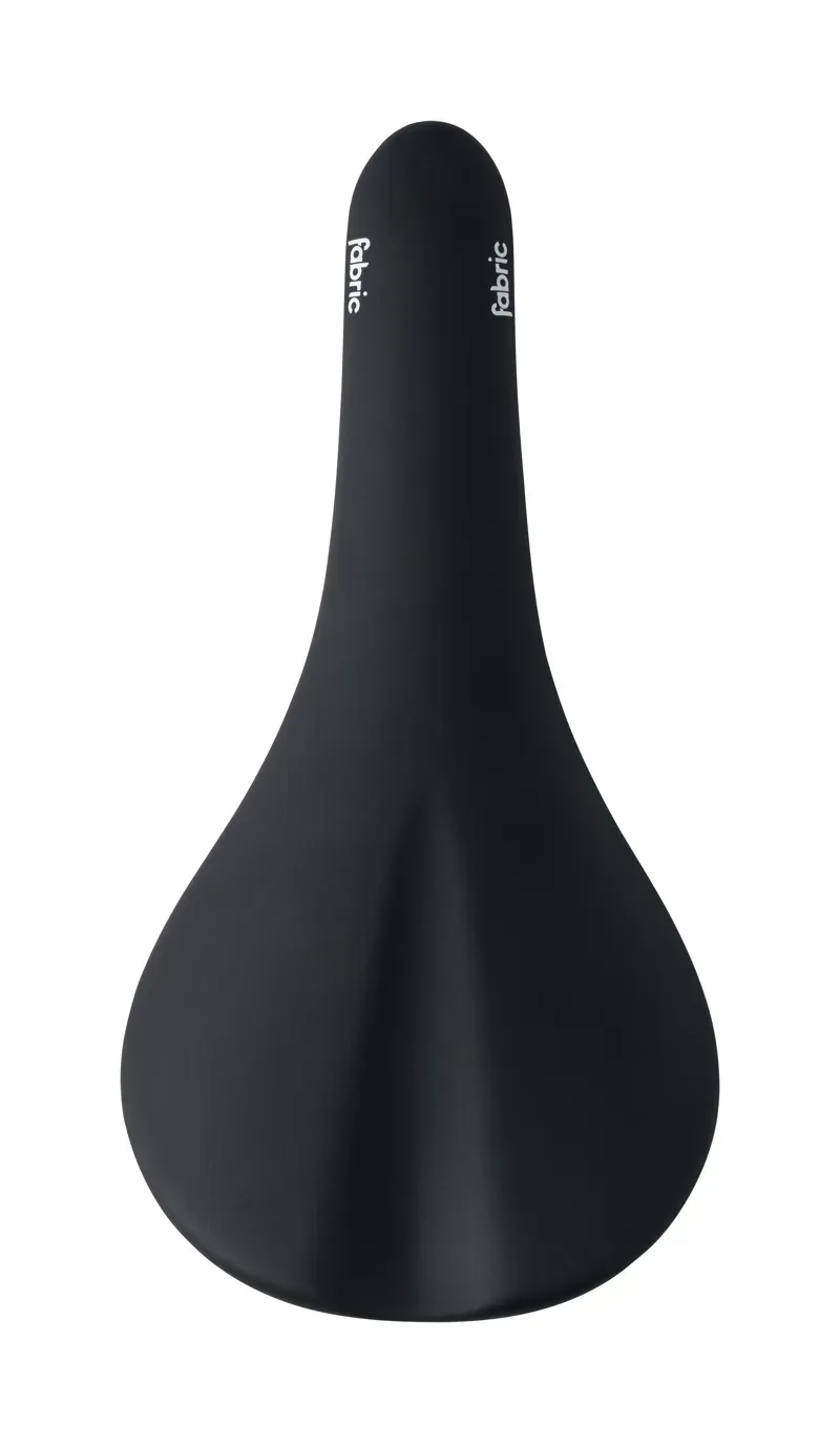 Fabric Scoop Sport Shallow Road Bike Saddle with Steel Rails Black FSD-12-5