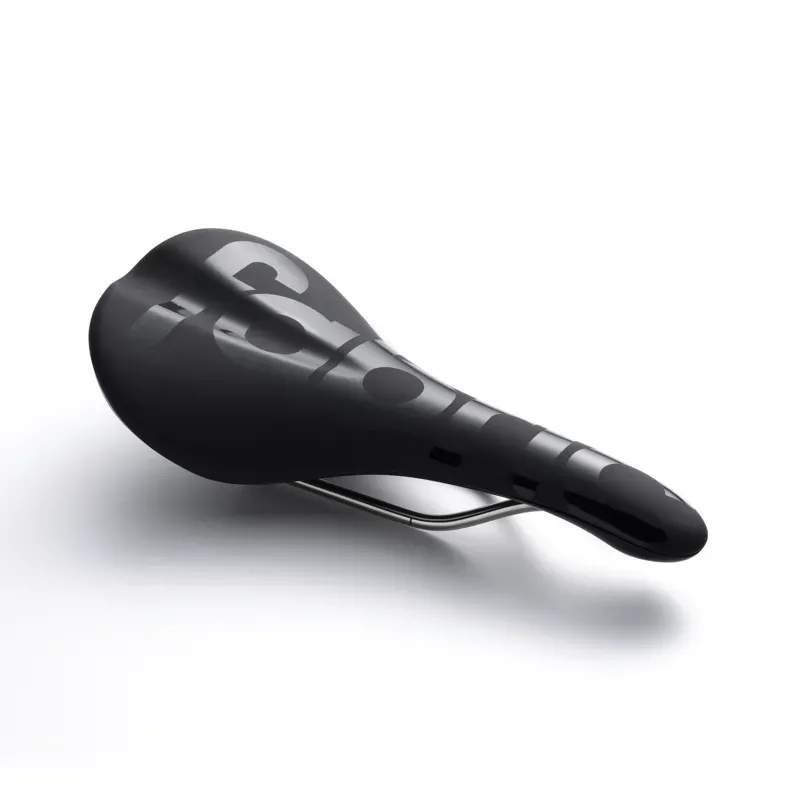 Fabric Scoop Sport Shallow Road Bike Saddle with Ti Rails Black FSD-12