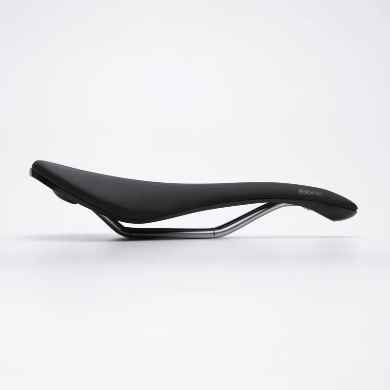 Fabric Line Elite Shallow Road Bike Saddle with CrMo Rails Black FSD-21-3