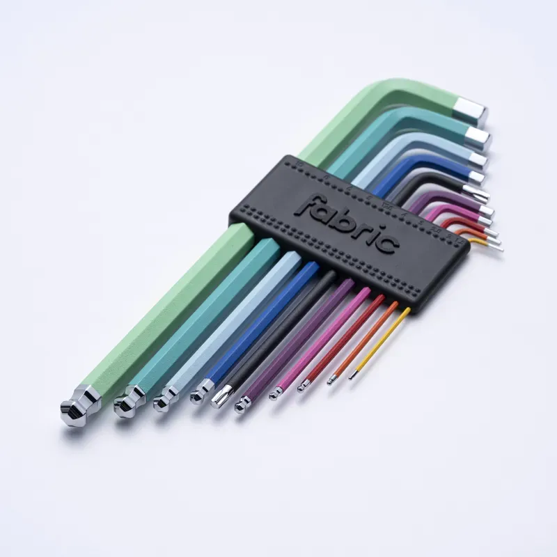 Fabric Hex Key Set With 10 Keys 1.2mm - 10mm Colour Coded FTL-51-1