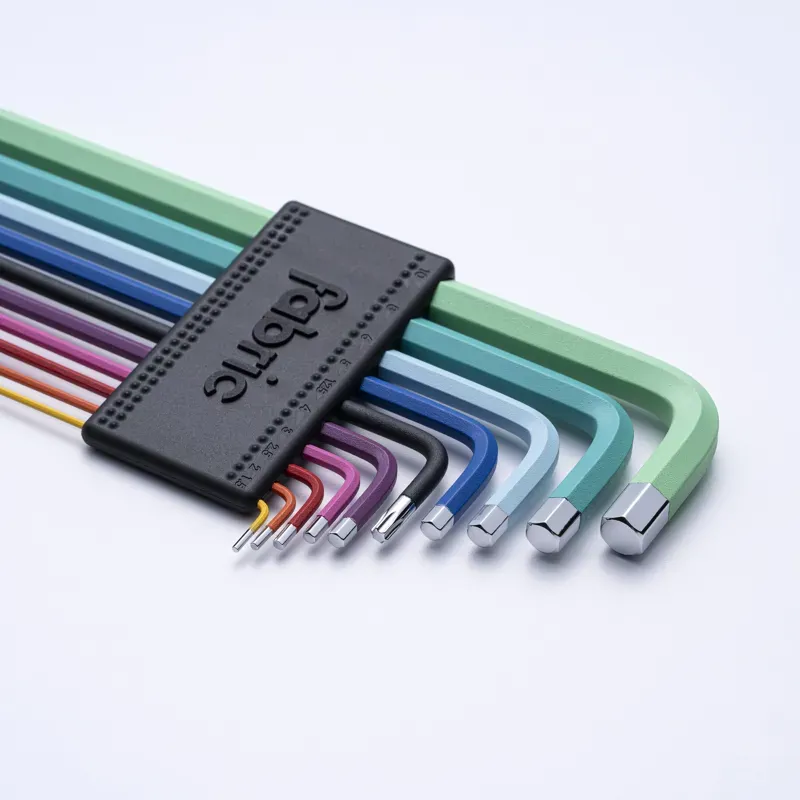 Fabric Hex Key Set With 10 Keys 1.2mm - 10mm Colour Coded FTL-51-2