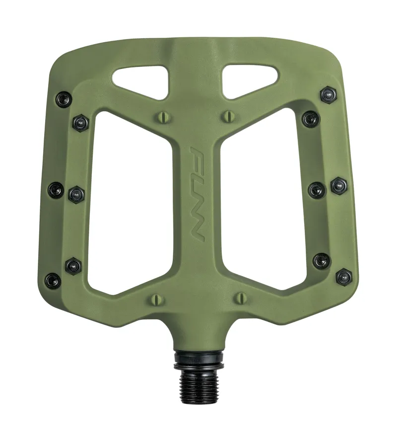 Funn Taipan MTB Enduro Trail XC Flat Pedals GRP Olive Green