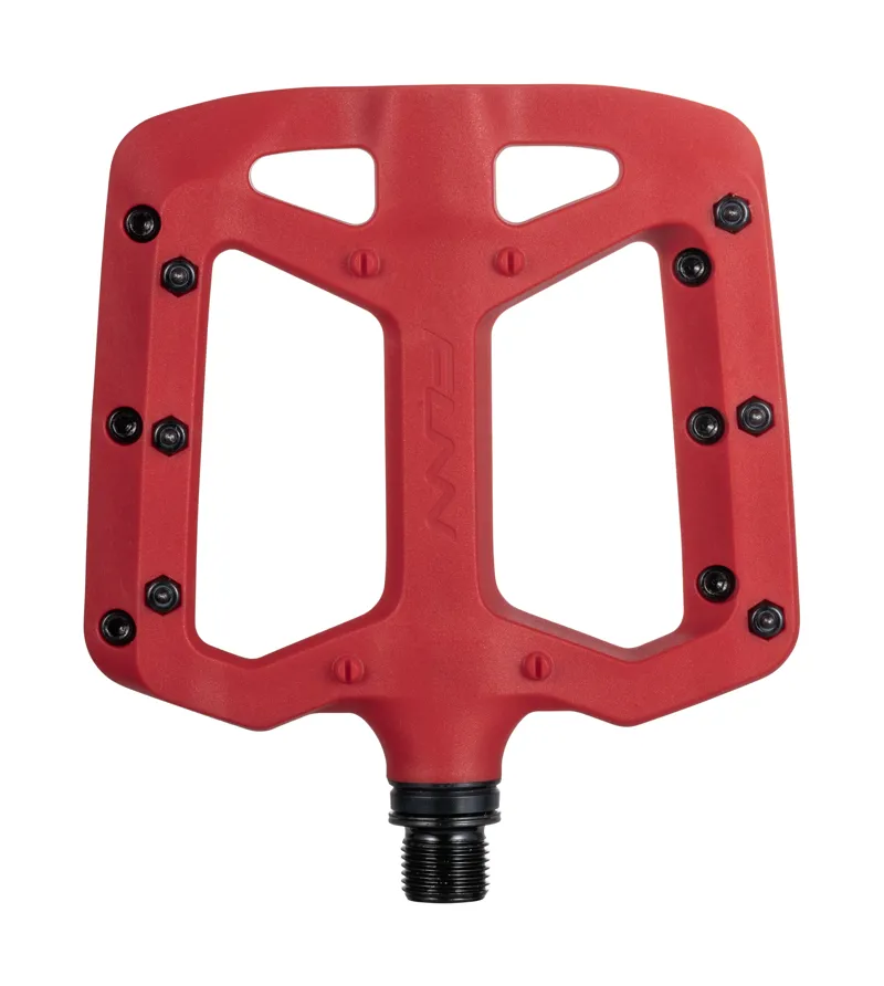 Funn Taipan MTB Enduro Trail XC Flat Pedals GRP Red-1