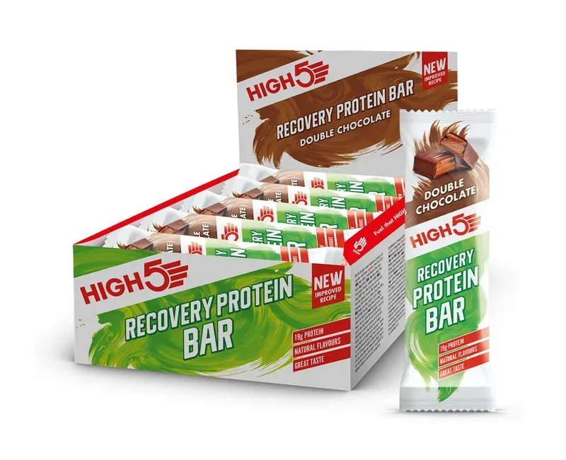 High 5 Recovery Protein Bar 12 X 50g double chocolate