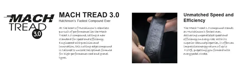 Hutchinson Blackbird Road Bike Tyre Black 700C Tubeless Ready Hookless Bead Compatible 700 x 28 / 30mm-3