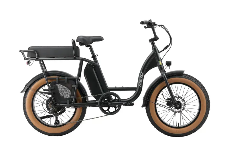 Reid Let's Moto 7 Speed Fat Tyre Commuter / Leisure eBike 20-inch in Black