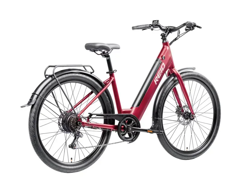 Reid Let's Roll 7 Speed Unisex Commuter / Leisure eBike in Red-2