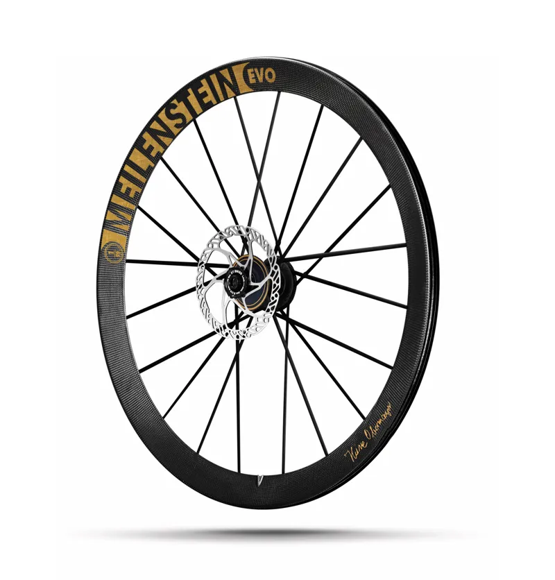 Lightweight Wheels Meilenstein 24 Evo Signature Gold Edition Disc Brake Road Wheelset Shimano 11 12-4