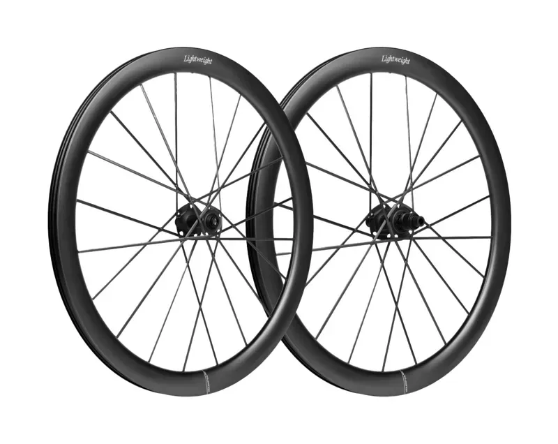 Lightweight Wheels Meilenstein ART Evo Disc Brake Road Carbon Wheelset Tubeless Ready-1