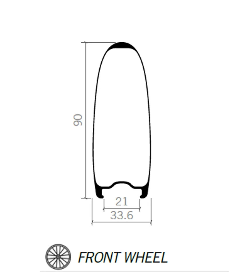 Vision Metron 91 SL Carbon Disc Brake Front Wheel Tubeless Ready Centre Lock-4