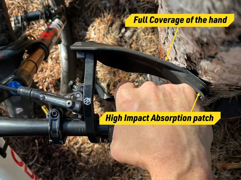 Sendhit Nock V2 MTB Enduro/Downhill  Hand Guards Pair Orange-7