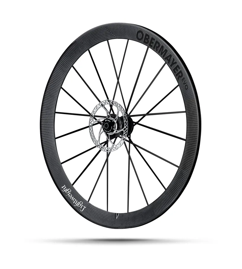 Lightweight Wheels Obermayer Evo Disc Carbon Road Wheelset Tubeless Ready-3