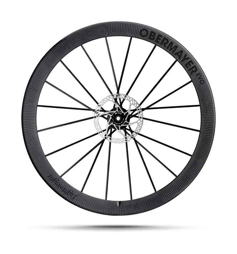 Lightweight Wheels Obermayer Evo Disc Carbon Road Wheelset Tubeless Ready Schwartz Ed-1