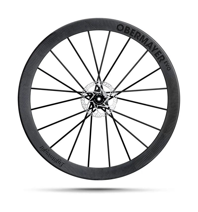Lightweight Wheels Obermayer Evo Disc Carbon Road Wheelset Tubeless Ready Schwartz Ed-2
