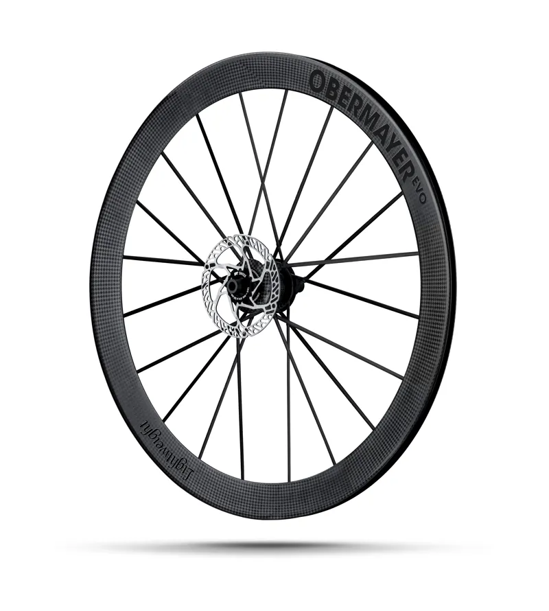 Lightweight Wheels Obermayer Evo Disc Carbon Road Wheelset Tubeless Ready Schwartz Ed-4