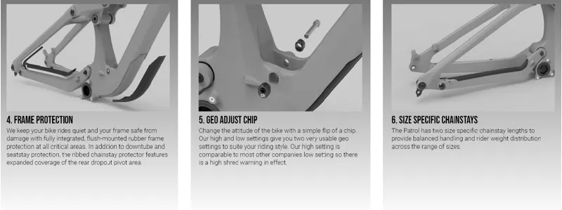 Transition Patrol Carbon MTB SRAM GX Complete Bike Bonfire Red-3