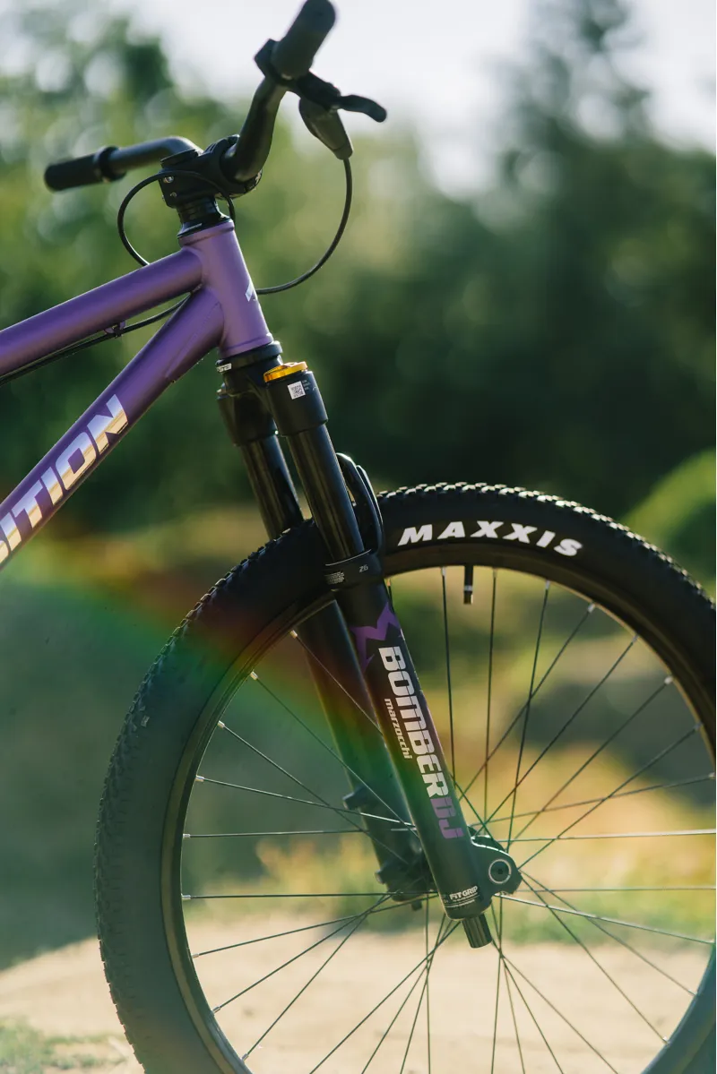 Transition PBJ Steel Hardtail Dirt Jump Complete Bike Purple Chrome-7