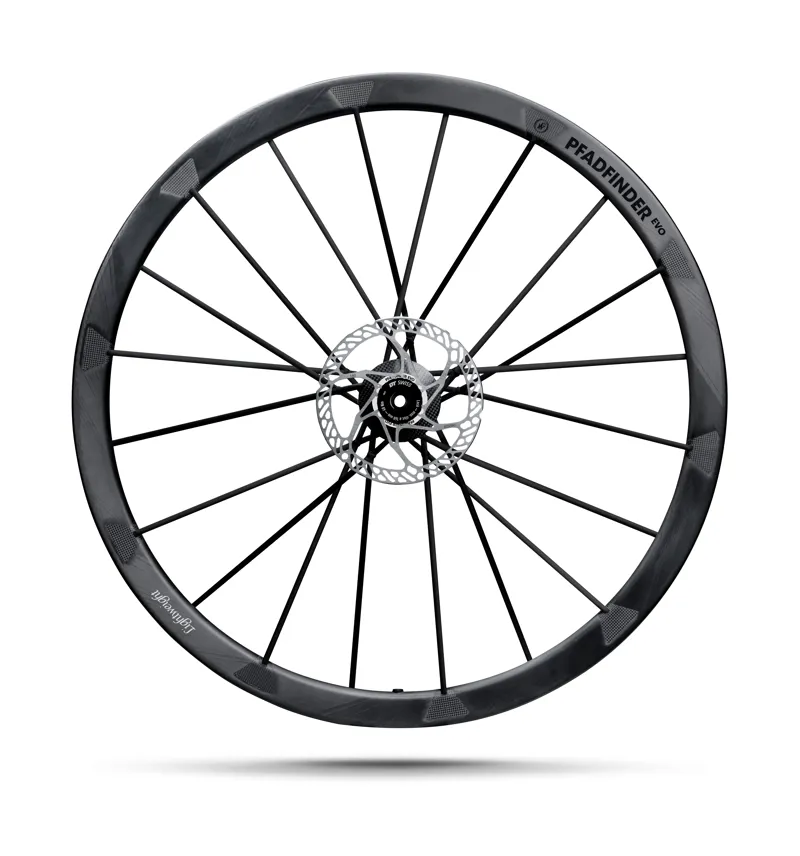 Lightweight Wheels Pfadfinder Evo Disc Carbon Gravel Wheelset Tubeless Ready