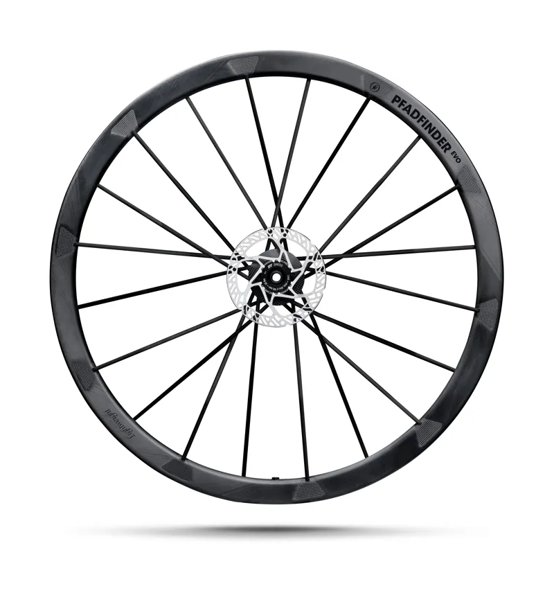 Lightweight Wheels Pfadfinder Evo Disc Carbon Gravel Wheelset Tubeless Ready Schwartz Ed-1