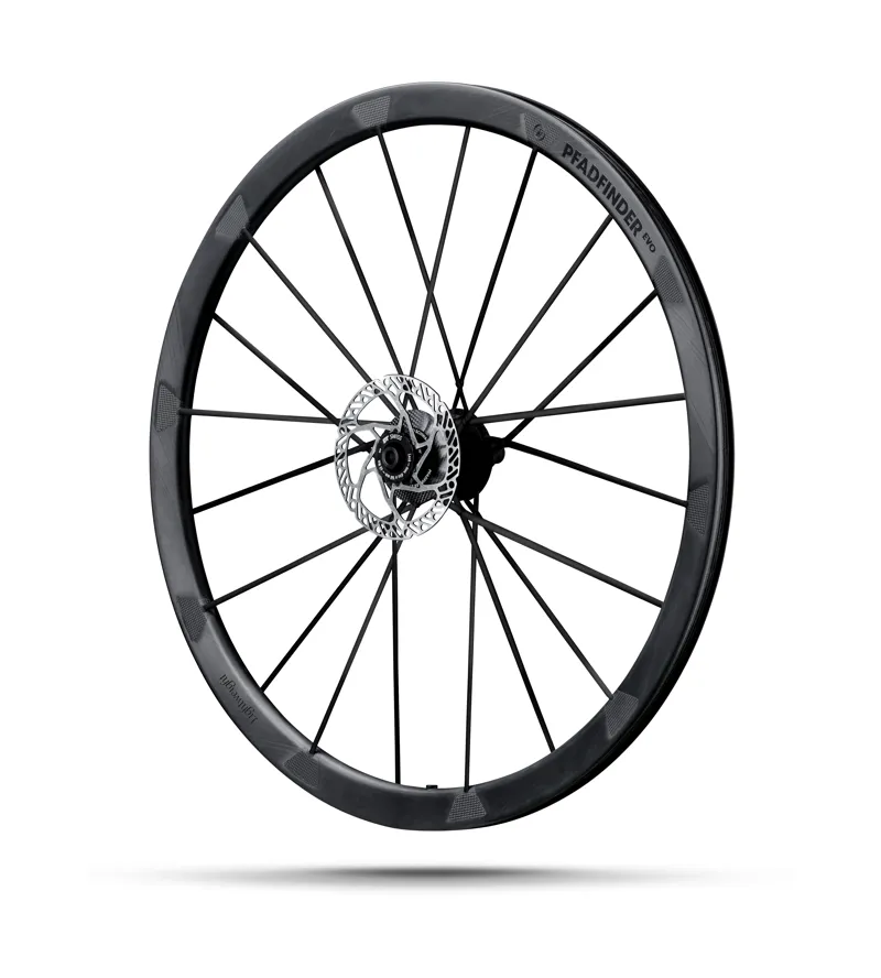 Lightweight Wheels Pfadfinder Evo Disc Carbon Gravel Wheelset Tubeless Ready Schwartz Ed-3