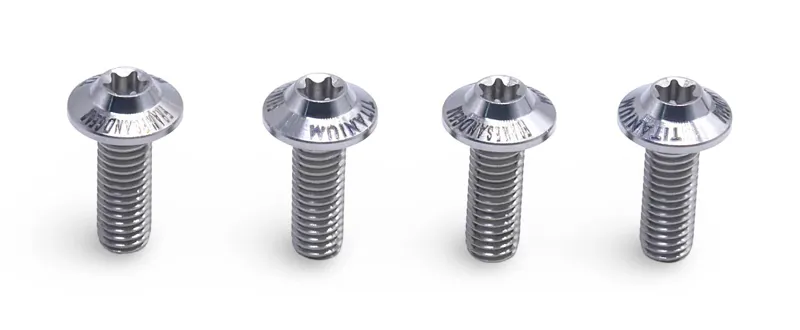 Framesandgear Titanium Bottle Cage Bolts M5 X 14 Raw