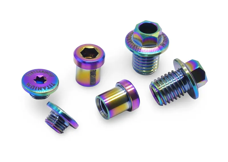 Framesandgear Titanium Full Replacement Bolt Kit For Shimano Ultegra R8170 Oil Slick-1
