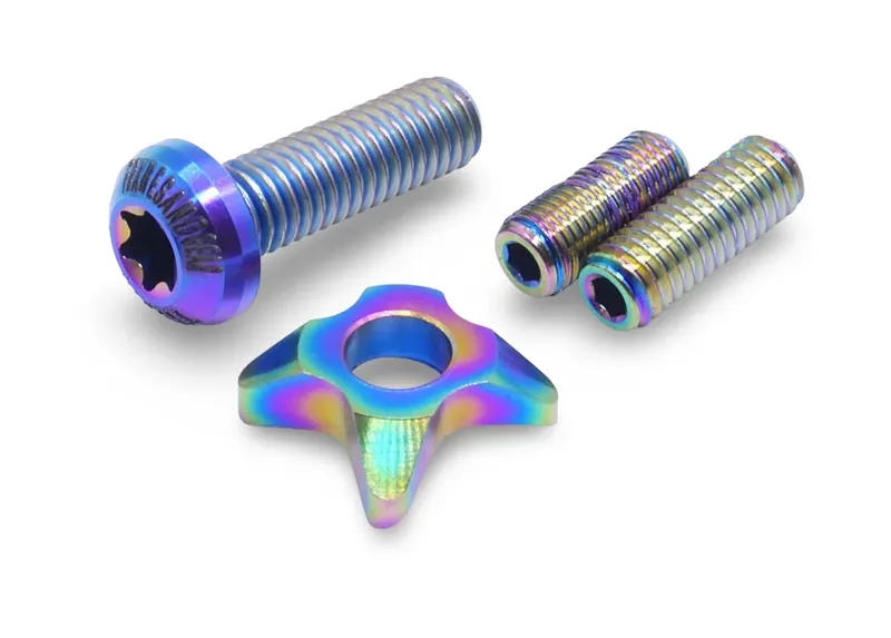 Framesandgear Titanium Full Replacement Bolt Kit For SRAM RED AXS Oil Slick-1