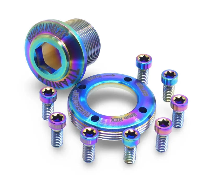 Framesandgear Titanium Full Replacement Bolt Kit For SRAM RED AXS Oil Slick-2