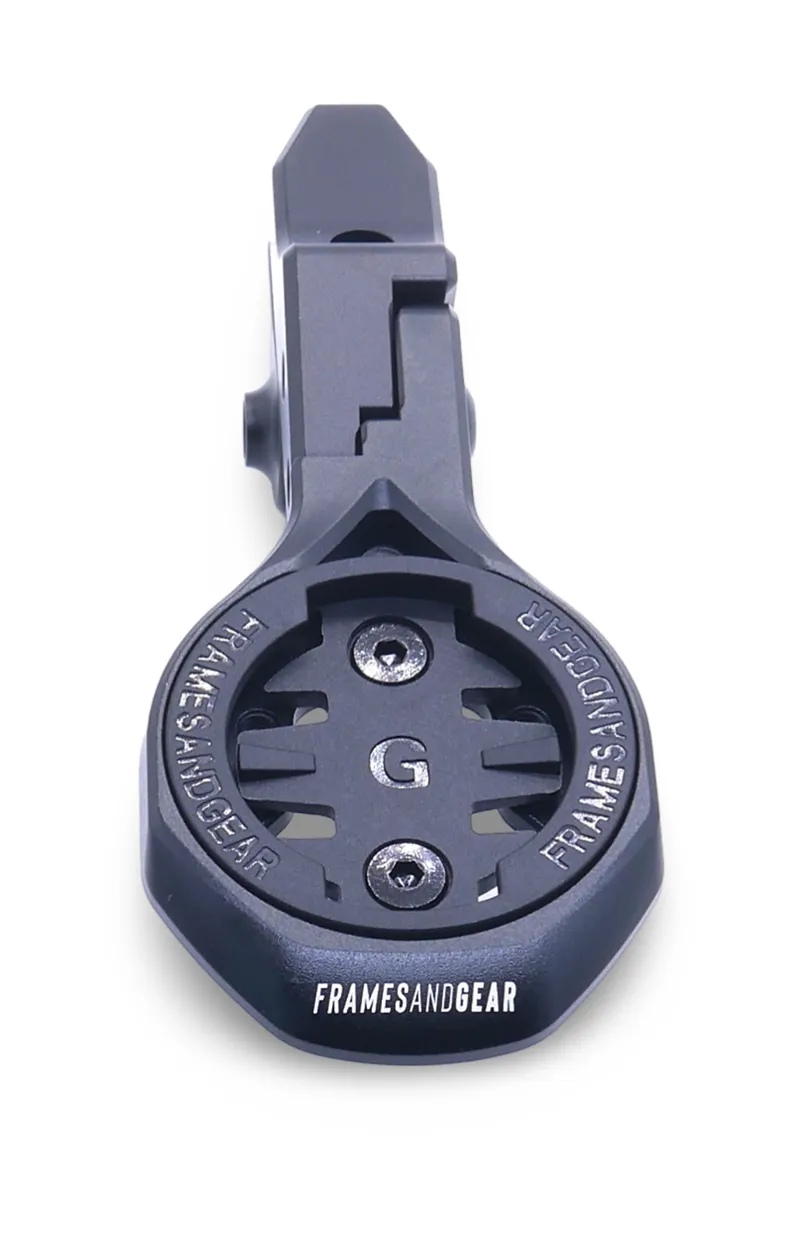 Framesandgear Aerofront Computer Mount For Trek Madone Gen 8 RSL Handlebar with GoPro mount wahoo medium Element Bolt-1