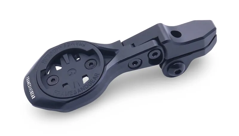 Framesandgear Aerofront Computer Mount For Trek Madone Gen 8 RSL Handlebar with GoPro mount wahoo medium Element Bolt-2