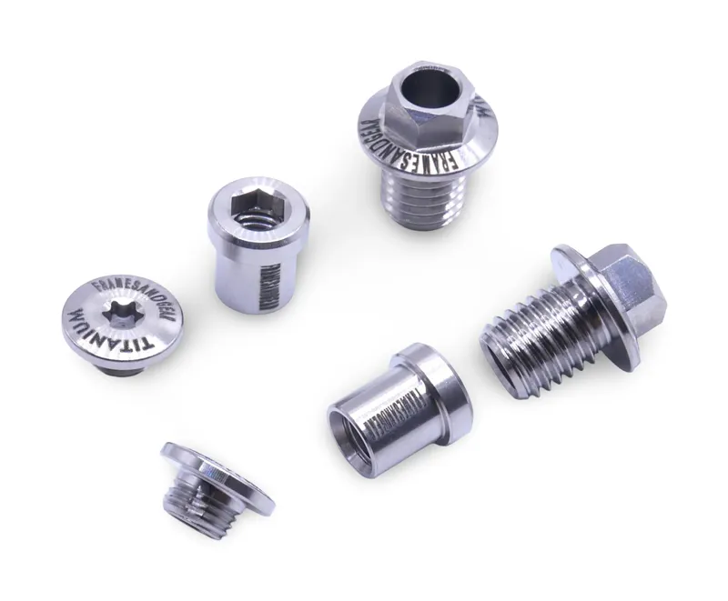Framesandgear Titanium Full Replacement Bolt Kit For Shimano Ultegra R8170 Raw-2