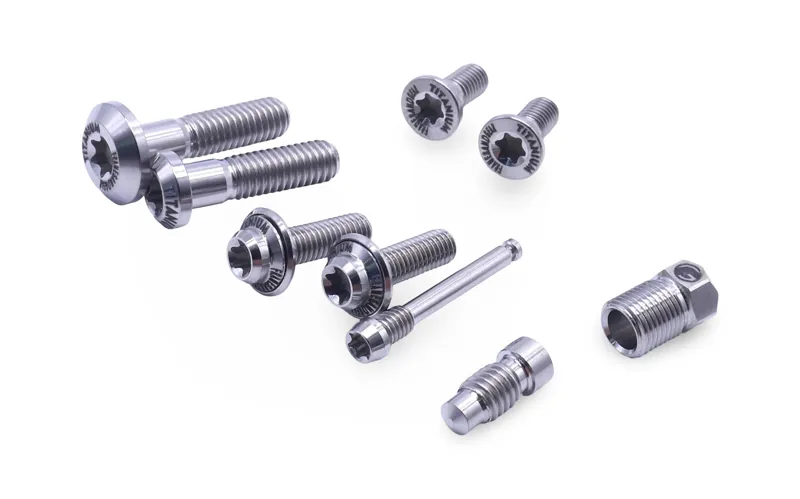 Framesandgear Titanium Full Replacement Bolt Kit For Shimano Ultegra R8170 Raw-3