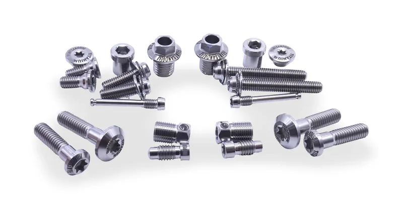 Framesandgear Titanium Full Replacement Bolt Kit For Shimano Ultegra R8170 Raw