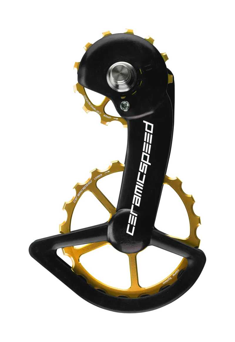 CeramicSpeed OSPW System Shimano 9100 + 8000 Pulley Wheels Gold