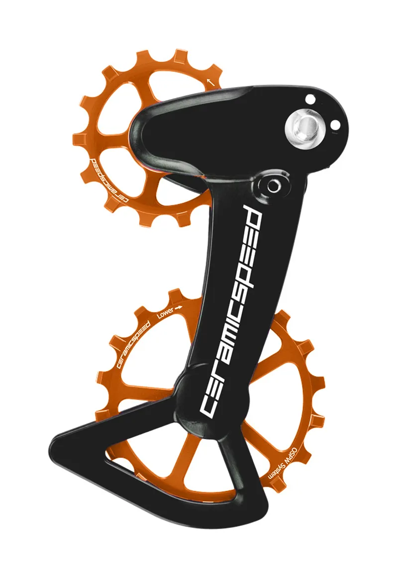 CeramicSpeed OSPWX System Shimano XT/XTR 12S Pulley Wheels Orange