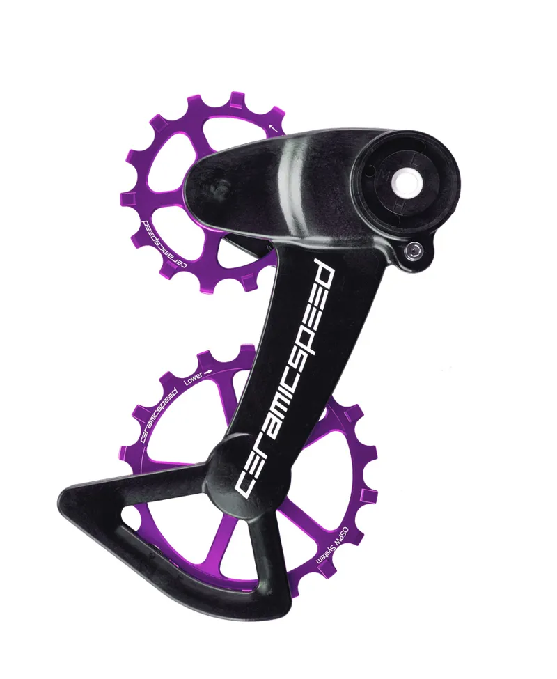 CeramicSpeed OSPW X Coated SRAM Eagle AXS Pulley Wheels Purple