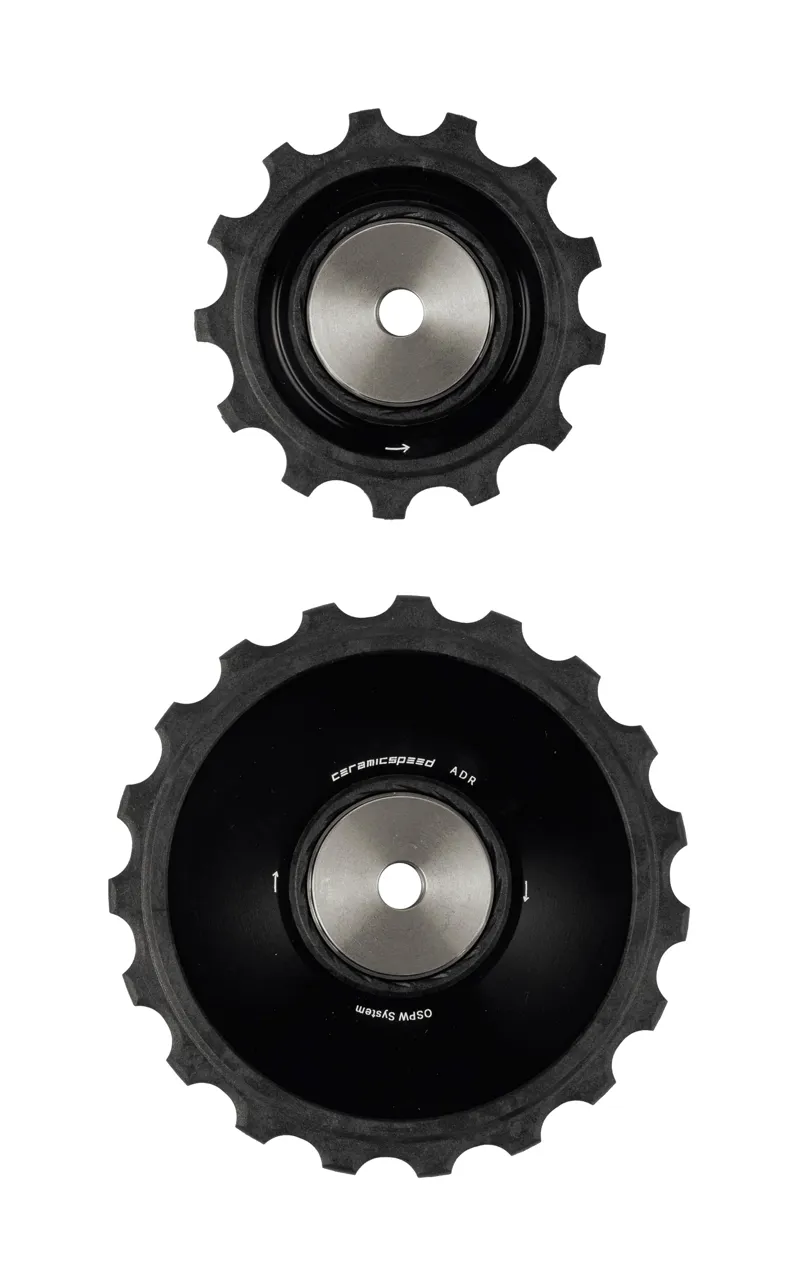 CeramicSpeed OSPW Replacement Pulley Wheels ALPHA Disc 13 + 19T Black