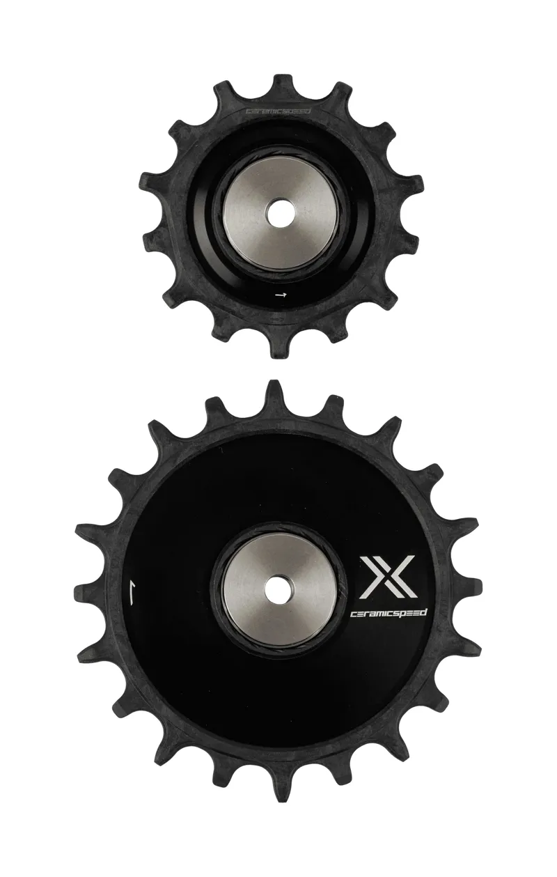 CeramicSpeed OSPW Replacement Pulley Wheels ALPHA Disc 14 + 20T Black