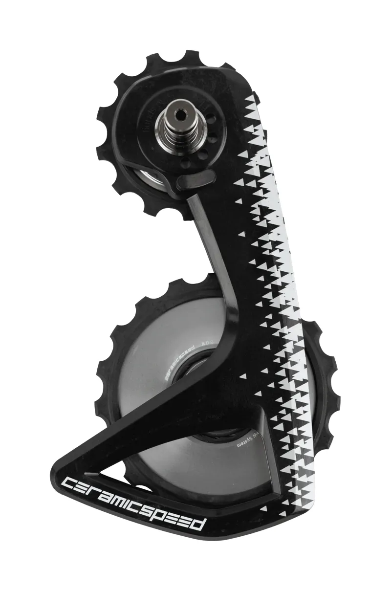 CeramicSpeed OSPW RS Alpha Disc Shimano 9250/1850 Pulley Wheels Argent Special Edition Silver