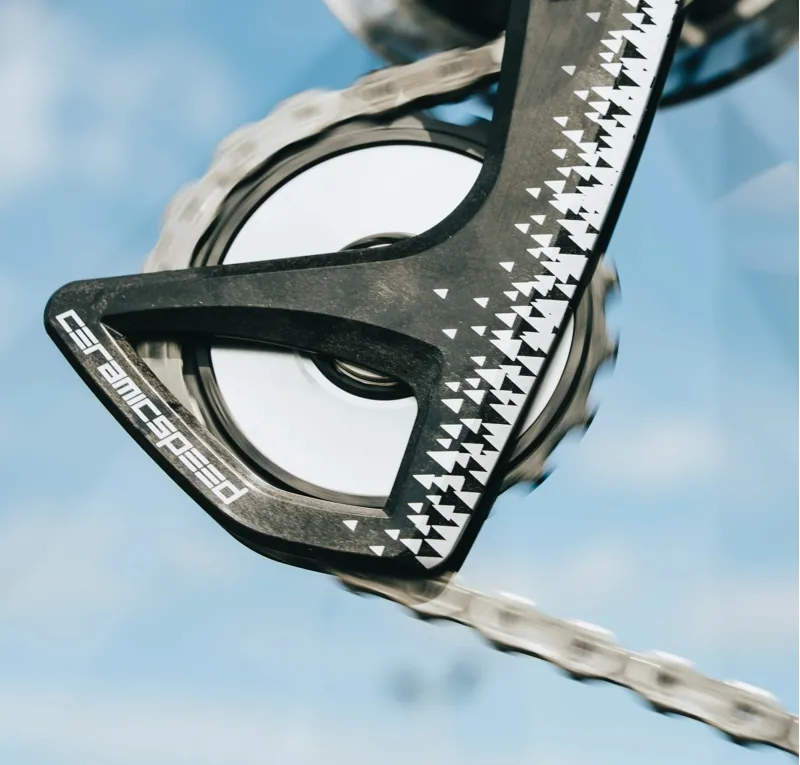 CeramicSpeed OSPW RS Alpha Disc Shimnao 105 7150 Pulley Wheels Argent Special Edition Silver-1