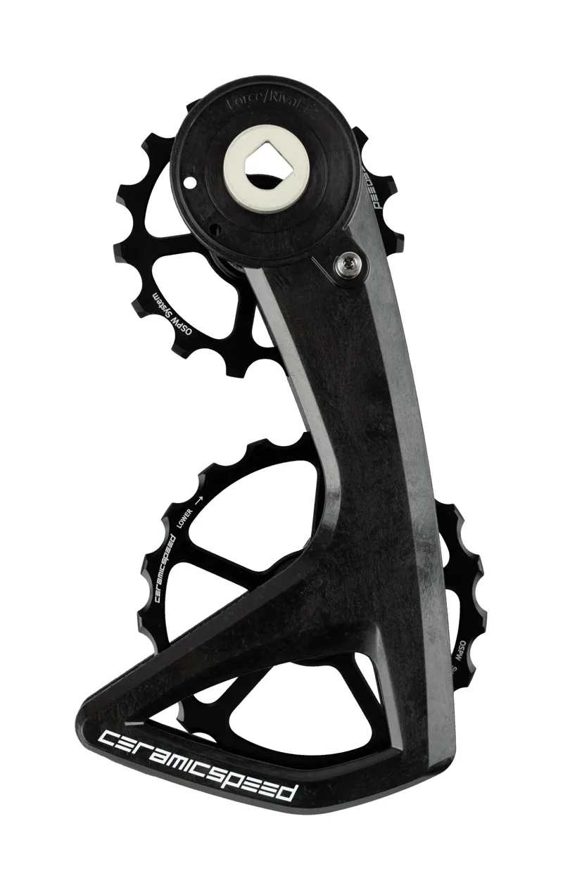 CeramicSpeed OSPW RS 5 Spoke SRAM Force Rival E1 Pulley Wheels Black-1