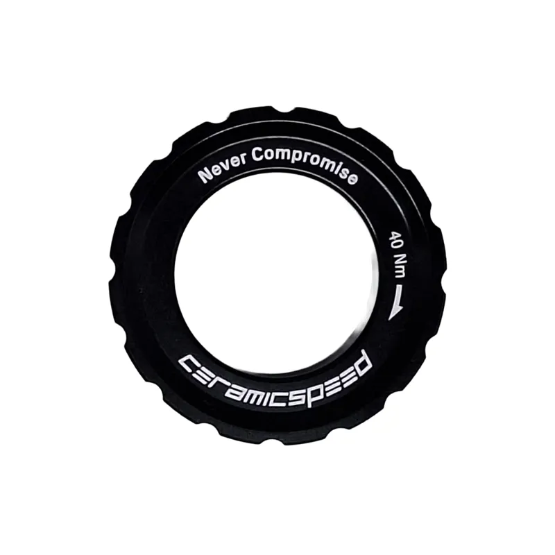 CeramicSpeed Disc Brake Centre Lock Lockring External Spline Black