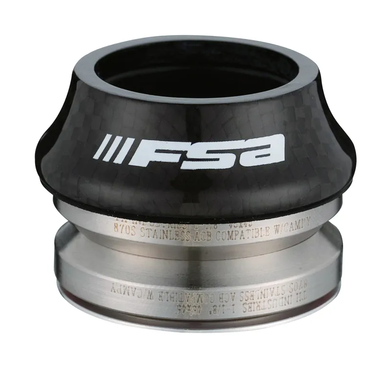 FSA Orbit CF Integrated 1.1/8 Headset W/8.7mm cap Black