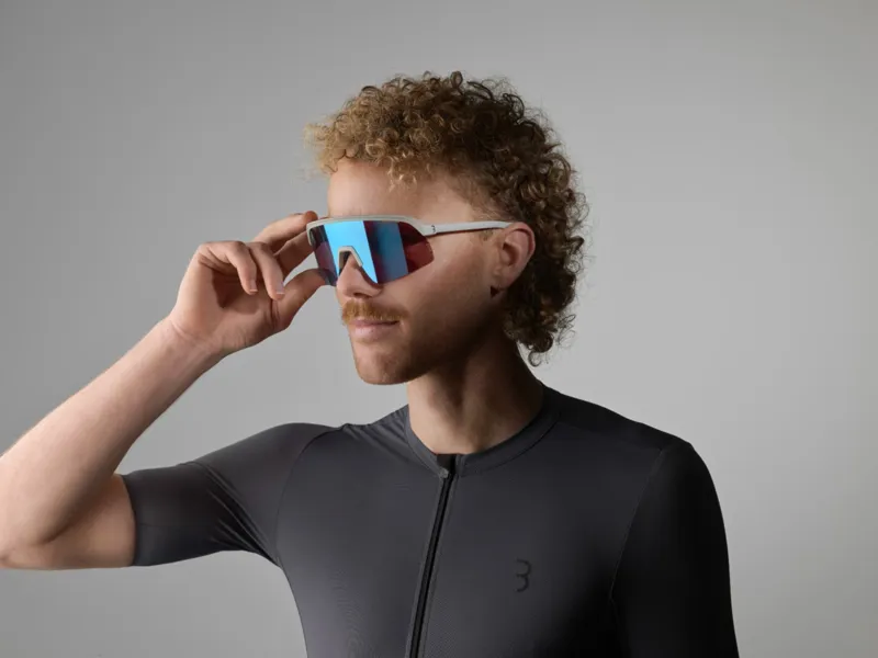 BBB Valor Flux Cycling Sport Glasses Flux Blue MLC Lens Grey BSG-81-8