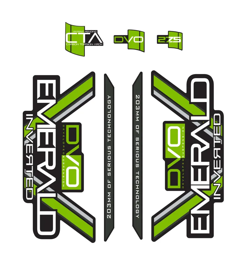 DVO Decal Set 27.5 inch Emerald Green