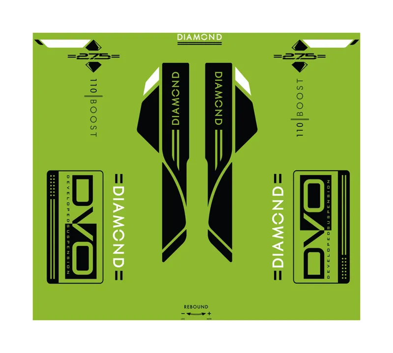 DVO Decal Set 27.5 inch Diamond Boost Beryl Green