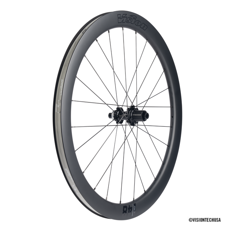 Vision SC 48 i25 Service Course Disc Carbon Road Gravel Wheelset tubeless ready-1
